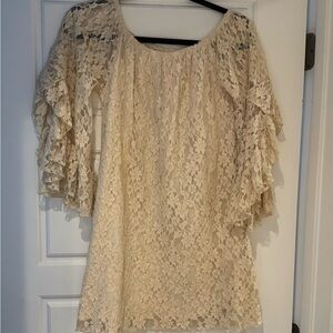 Cream Lace dress